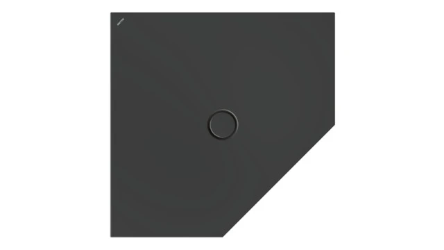 Bette fünfeck Duschwanne „BetteFloor Caro“ 100 × 100 cm in Slate
