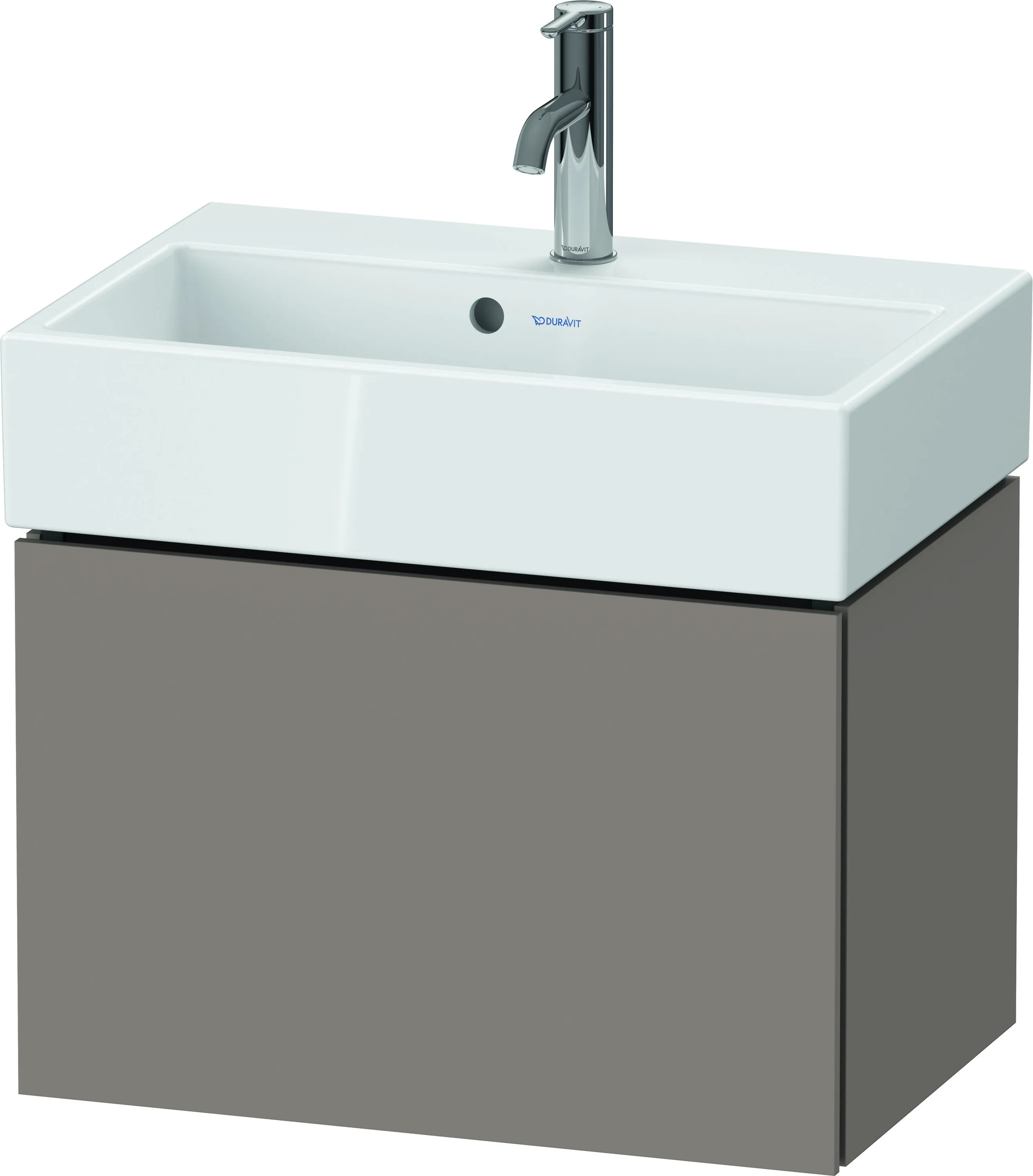 Duravit Waschtischunterschrank wandhängend „L-Cube“ 58,4 × 39,4 × 39,1 cm Basalt Matt Duravit Waschtischunterschrank wandhängend „L-Cube“ 58,4 × 39,4 × 39,1 cm Basalt Matt