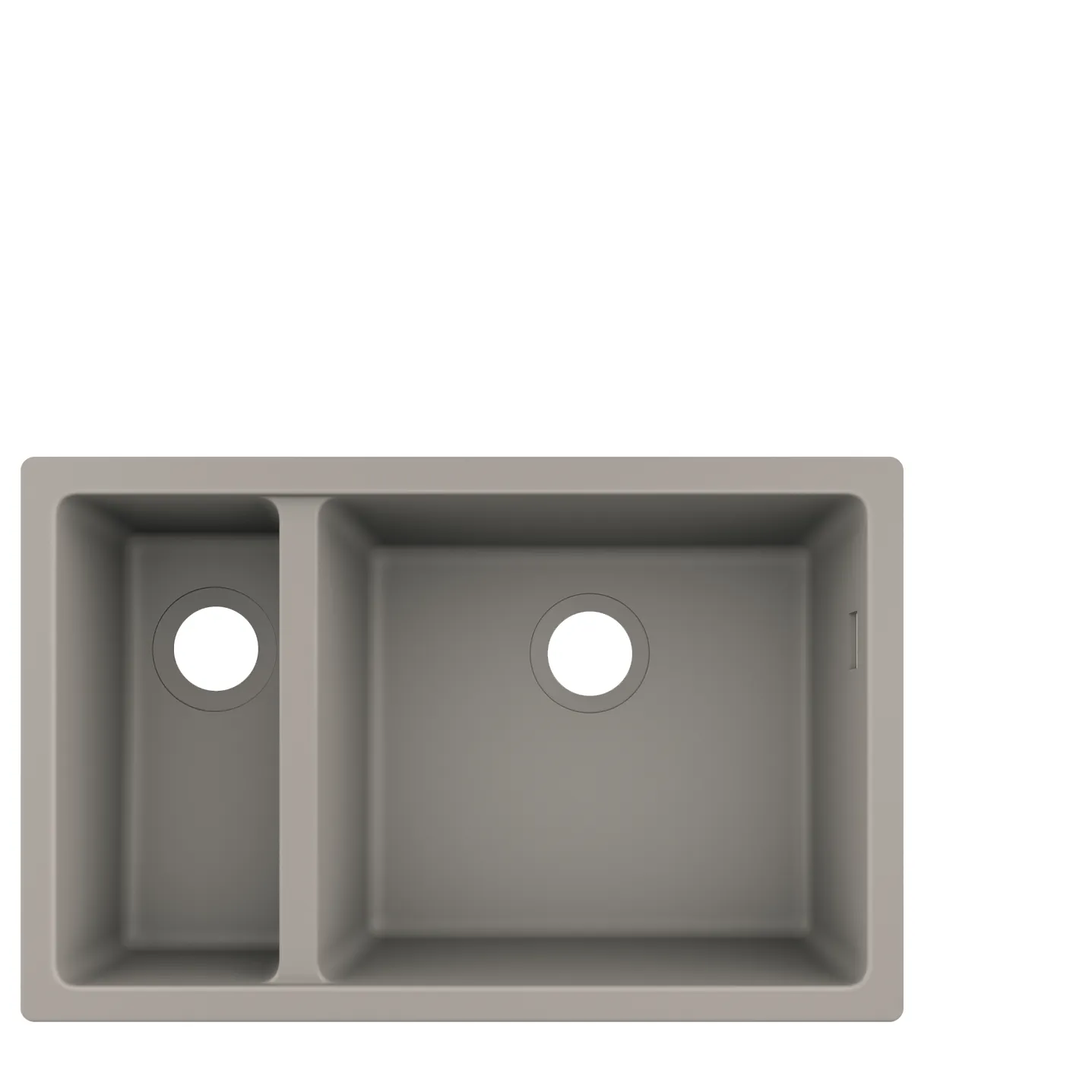 Unterbauspüle 180x450 S510-U635 graphitschwarz Unterbauspüle 180x450 S510-U635 graphitschwarz