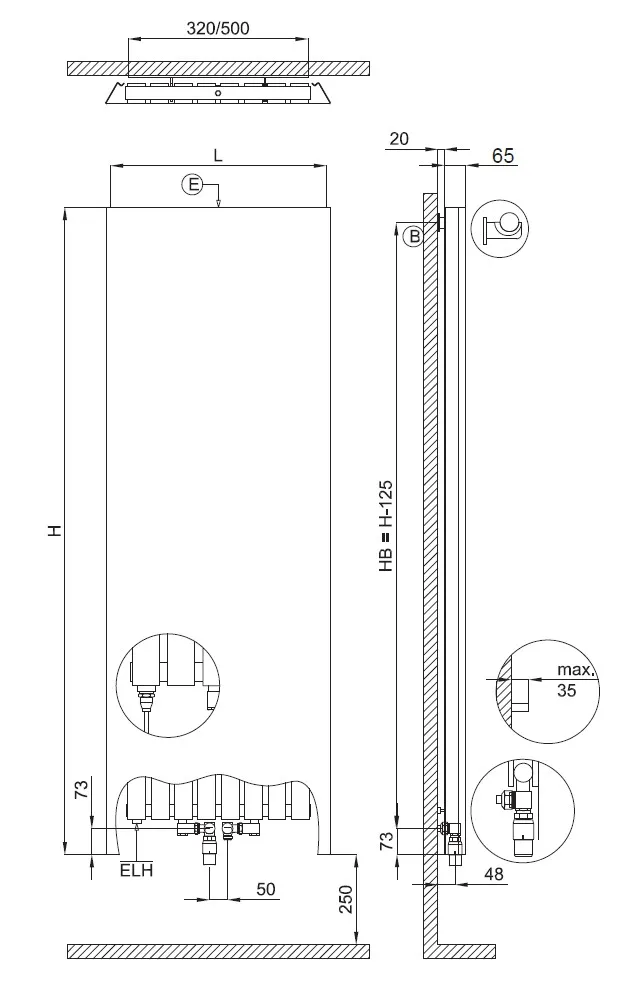 BEMM Plawa Purline Glas-Edition Badwärmer Weiss BEMM Plawa Purline Glas-Edition Badwärmer Weiss
