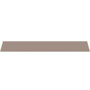 Waschtischplatte i.life B ohne Ausschnitt 1604x506x18mm Weiß matt