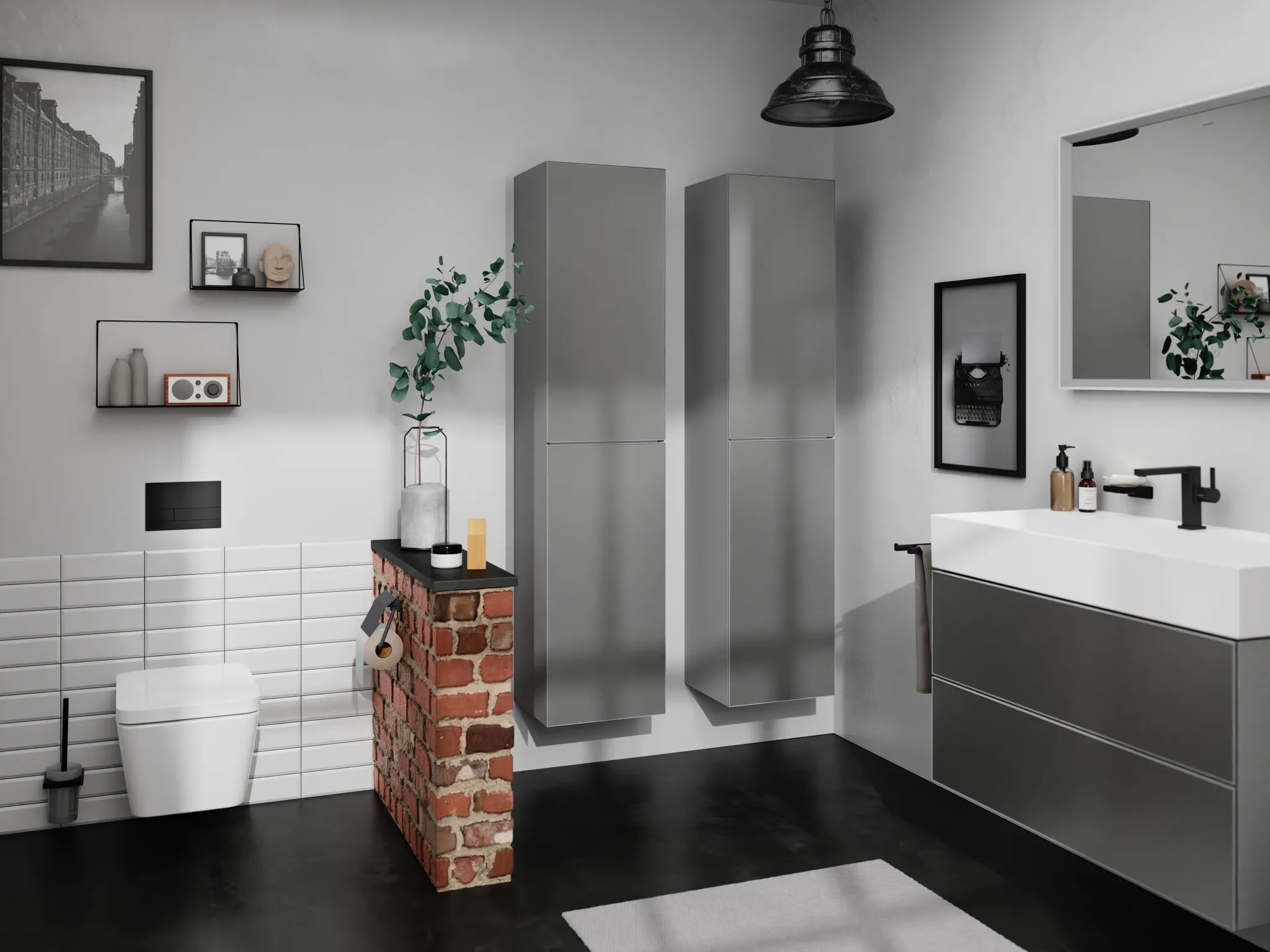 EluPura Q Wand WC Set 540 ohne Spülrand mit WC Sitz mit SoftClose and QuickRelease, SmartClean Weiß EluPura Q Wand WC Set 540 ohne Spülrand mit WC Sitz mit SoftClose and QuickRelease, SmartClean Weiß