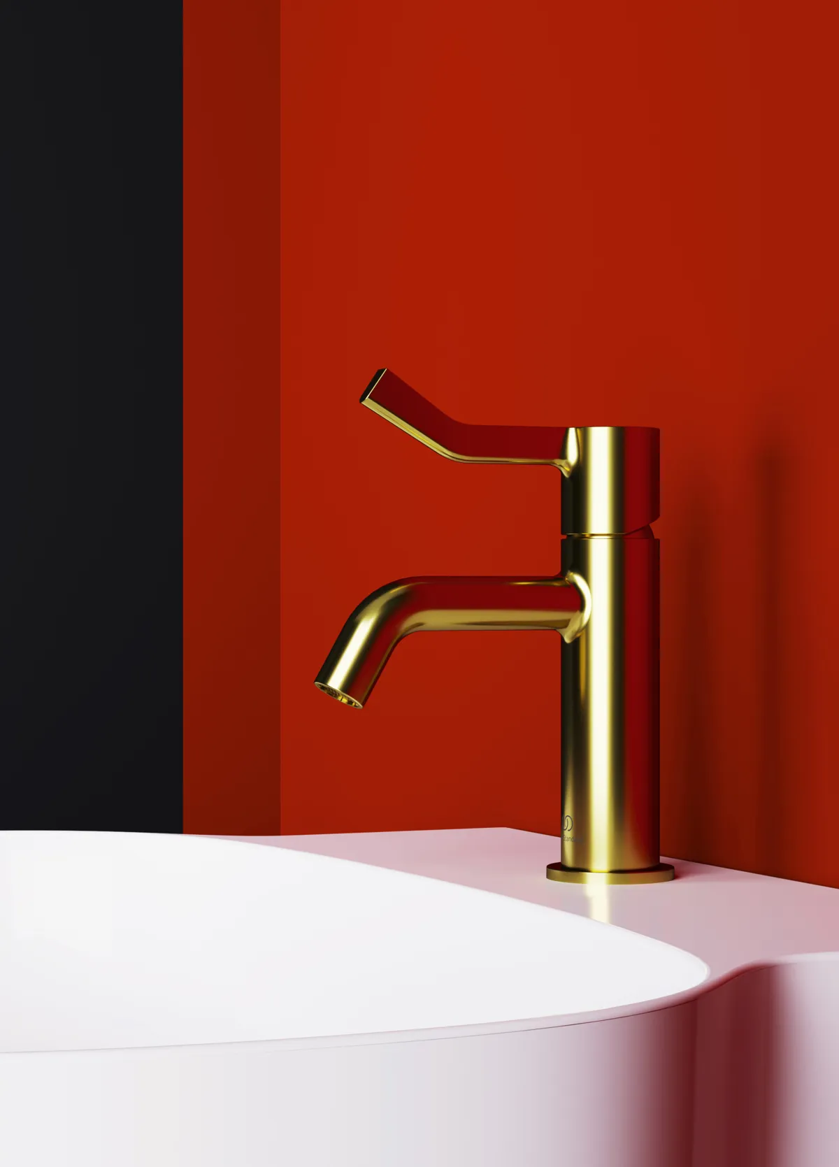 Ideal Standard Waschischarmatur Joy Arm BD468A2, Ausladung 110mm, Brushed Gold Ideal Standard Waschischarmatur Joy Arm BD468A2, Ausladung 110mm, Brushed Gold