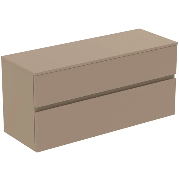 Ideal Standard Waschtischunterschrank „Finesse“ 120,2 × 55,8 × 44 cm Greige matt