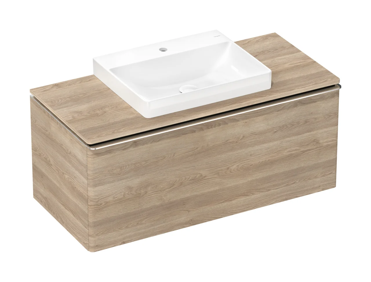 Hansgrohe Xelu Q Aufsatzwaschtisch, weiß, 600x480 mm, geschliffen, SmartClean, glänzend, ohne Überlauf