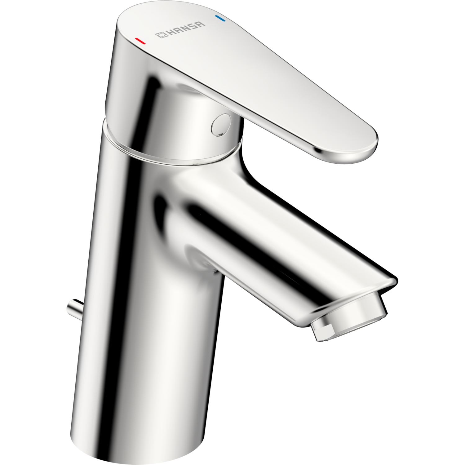 Einhand-Waschtischarmatur mit Zugstange „Vantis“ Ausladung 109 mm in Chrom Einhand-Waschtischarmatur mit Zugstange „Vantis“ Ausladung 109 mm in Chrom