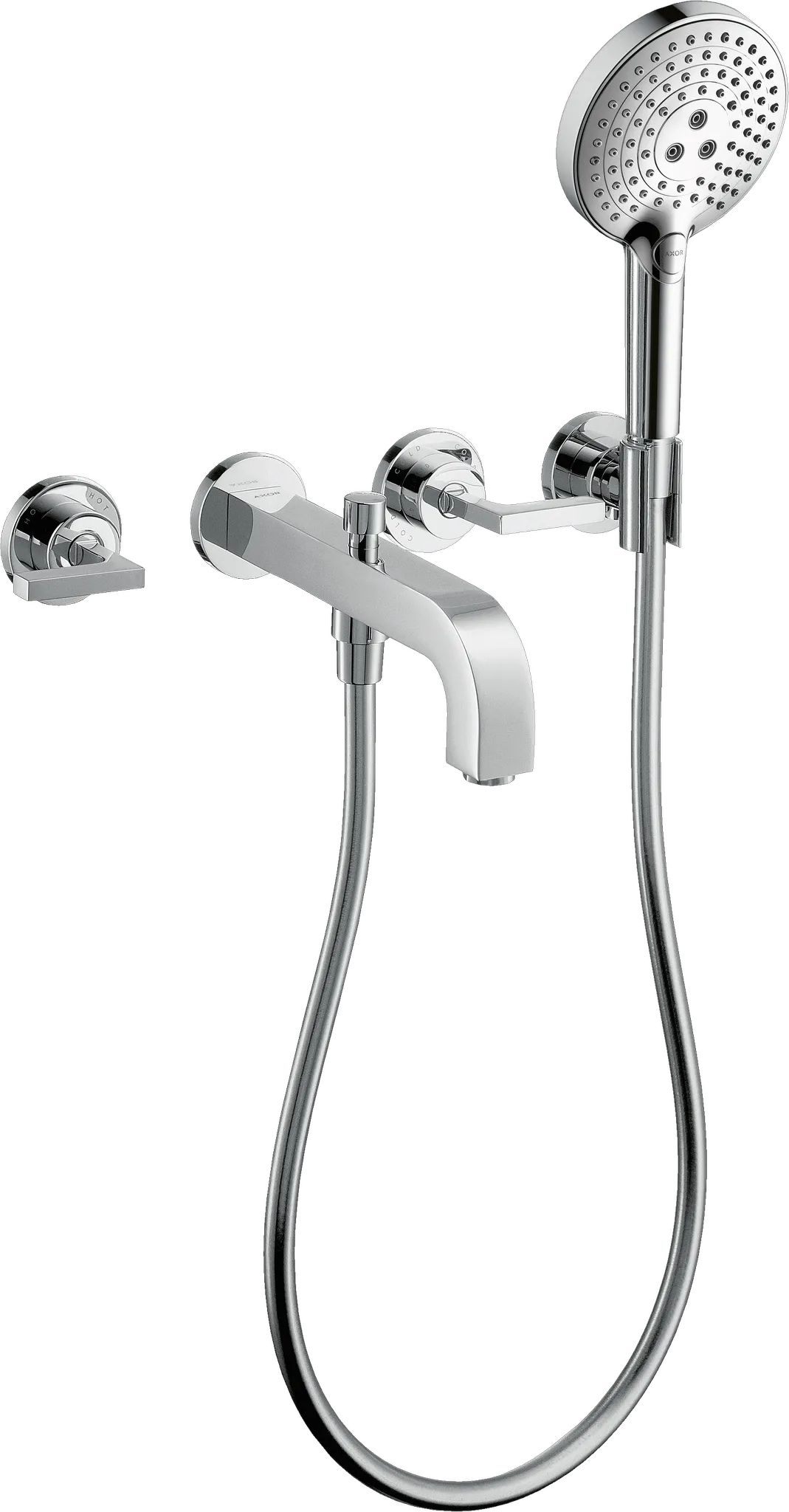 Hansgrohe AXOR Citterio 3-Loch Wannenarmatur Unterputz Chrom Hansgrohe AXOR Citterio 3-Loch Wannenarmatur Unterputz Chrom
