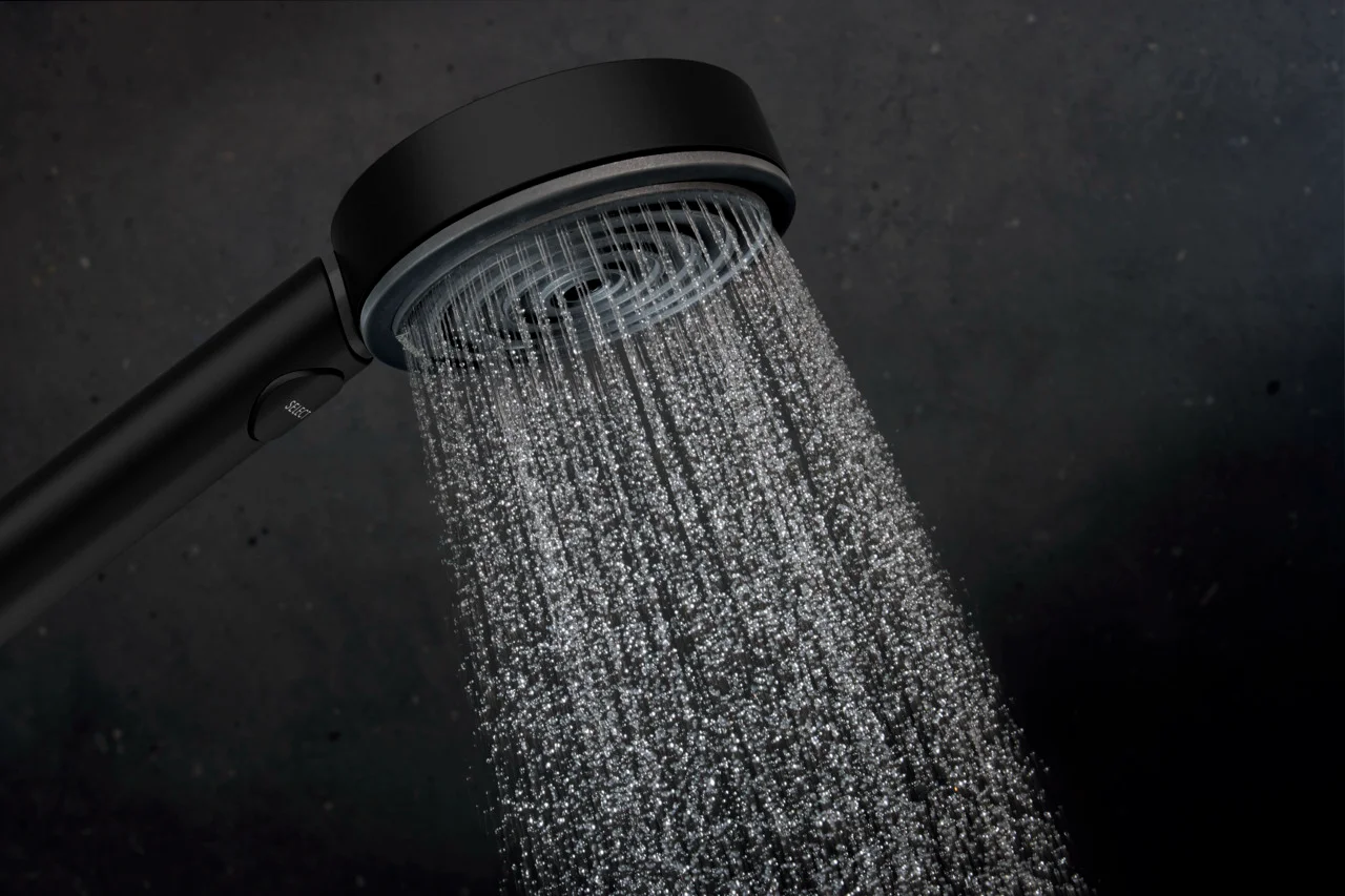 Hansgrohe Pulsify Select S Brausesystem EcoSmart Ecostat Fine 105 mm, 90 cm, Mattschwarz Hansgrohe Pulsify Select S Brausesystem EcoSmart Ecostat Fine 105 mm, 90 cm, Mattschwarz