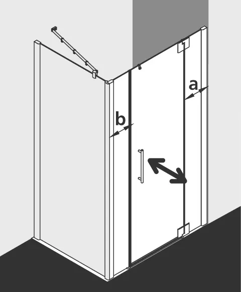 PASA XP PX1GL Pendeltür 1-flügelig links mit Festfeldern, für Nische und Ecke, Höhe 2000 mm, Wanneneinbaumaß 1350-1410 / 1375-1435 mm, Breitenverstellmaß 1350-1410 mm, Glasaußenkante 1350-1410 mm, Farbe Silber Mattglanz, Glas ESG Klar PASA XP PX1GL Pendeltür 1-flügelig links mit Festfeldern, für Nische und Ecke, Höhe 2000 mm, Wanneneinbaumaß 1350-1410 / 1375-1435 mm, Breitenverstellmaß 1350-1410 mm, Glasaußenkante 1350-1410 mm, Farbe Silber Mattglanz, Glas ESG Klar