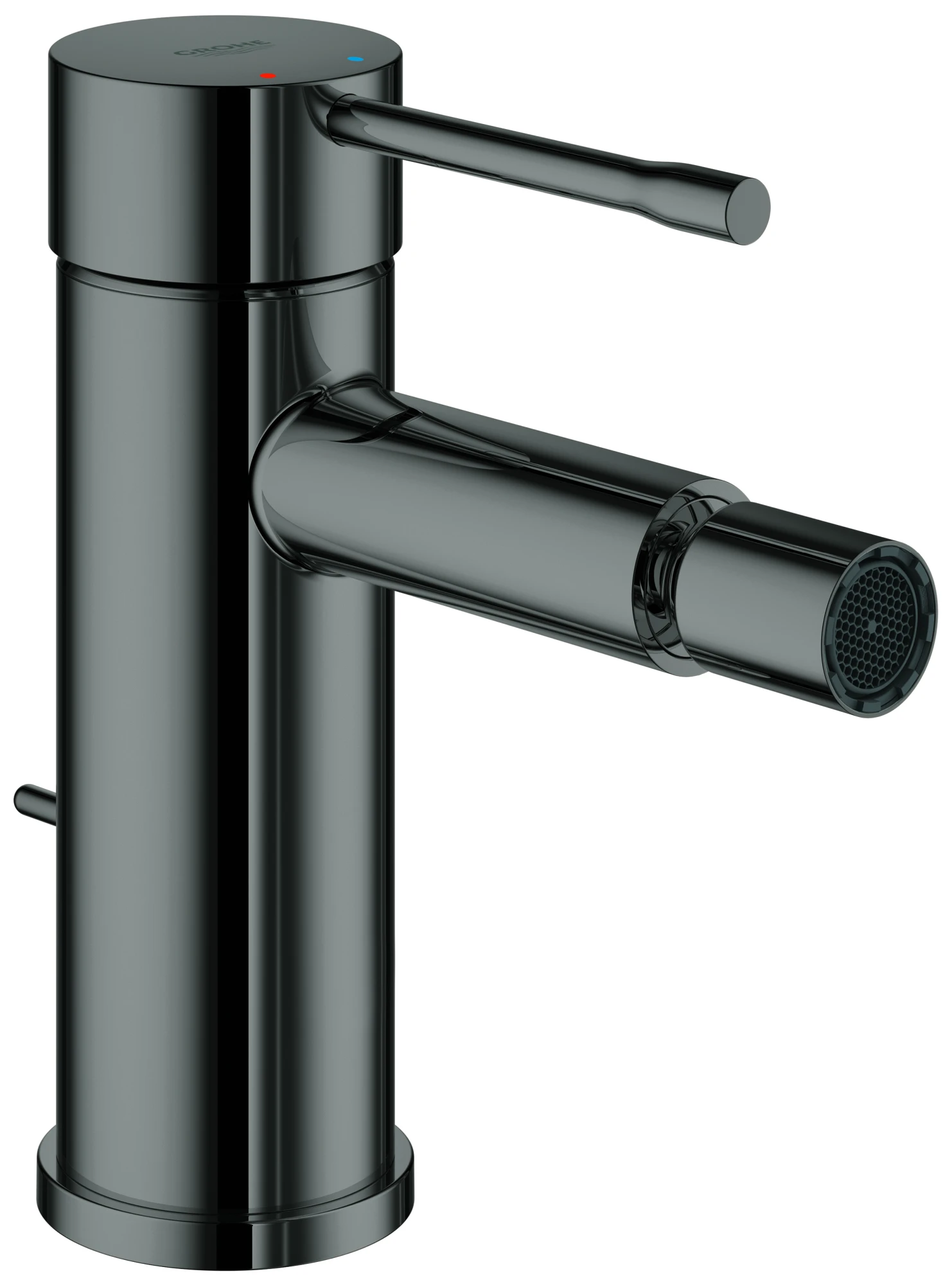 Einhand-Bidetbatterie Essence 24178_1, Einlochmontage, Zugstangen-Ablaufgarnitur, Professional Edition, chrom