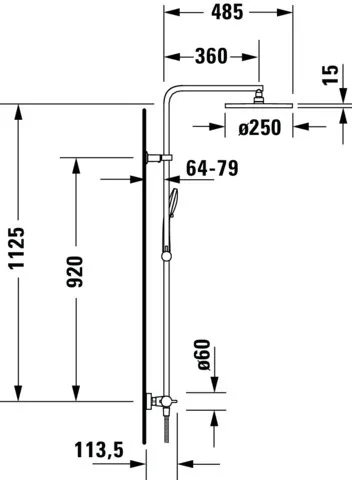 Duravit Duschsystem „Serie B.2“ Duravit Duschsystem „Serie B.2“