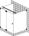 U-Kabine bis B. 1000 x 1000 x 1000 x H. 2000 mm