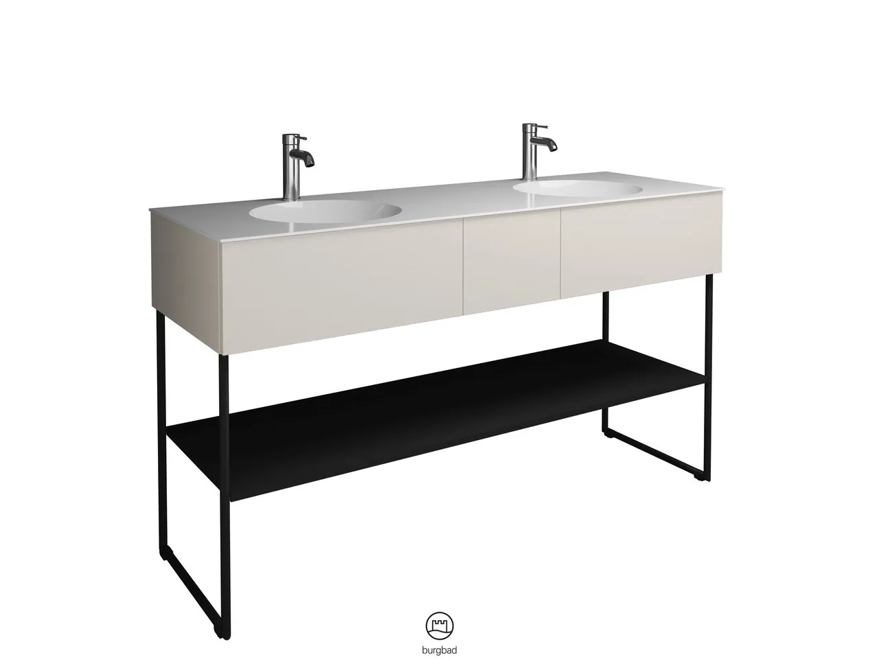 burgbad Badmöbelset „Coco“ in Sand Solid Matt burgbad Badmöbelset „Coco“ in Sand Solid Matt