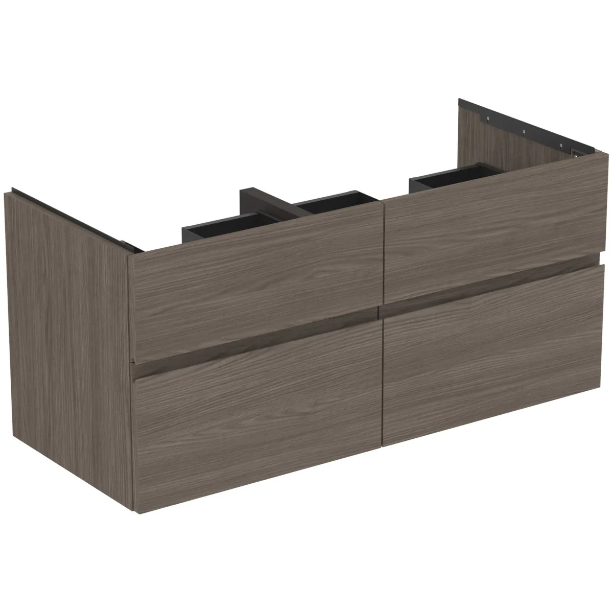 Ideal Standard Möbeldoppel-Waschtischunterschrank Finesse 1200x505x550mm Ulme dunkel Ideal Standard Möbeldoppel-Waschtischunterschrank Finesse 1200x505x550mm Ulme dunkel