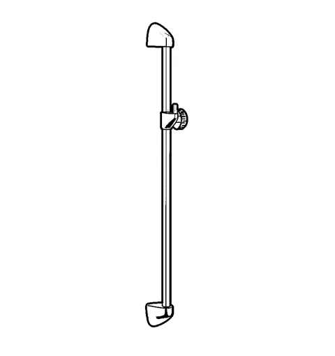 Kludi STANDARD Wandstange L 600mm chrom – Messing/Kunststoff, runde Stange mit Gelenkstück, für Kludi Handbrausen Kludi STANDARD Wandstange L 600mm chrom – Messing/Kunststoff, runde Stange mit Gelenkstück, für Kludi Handbrausen