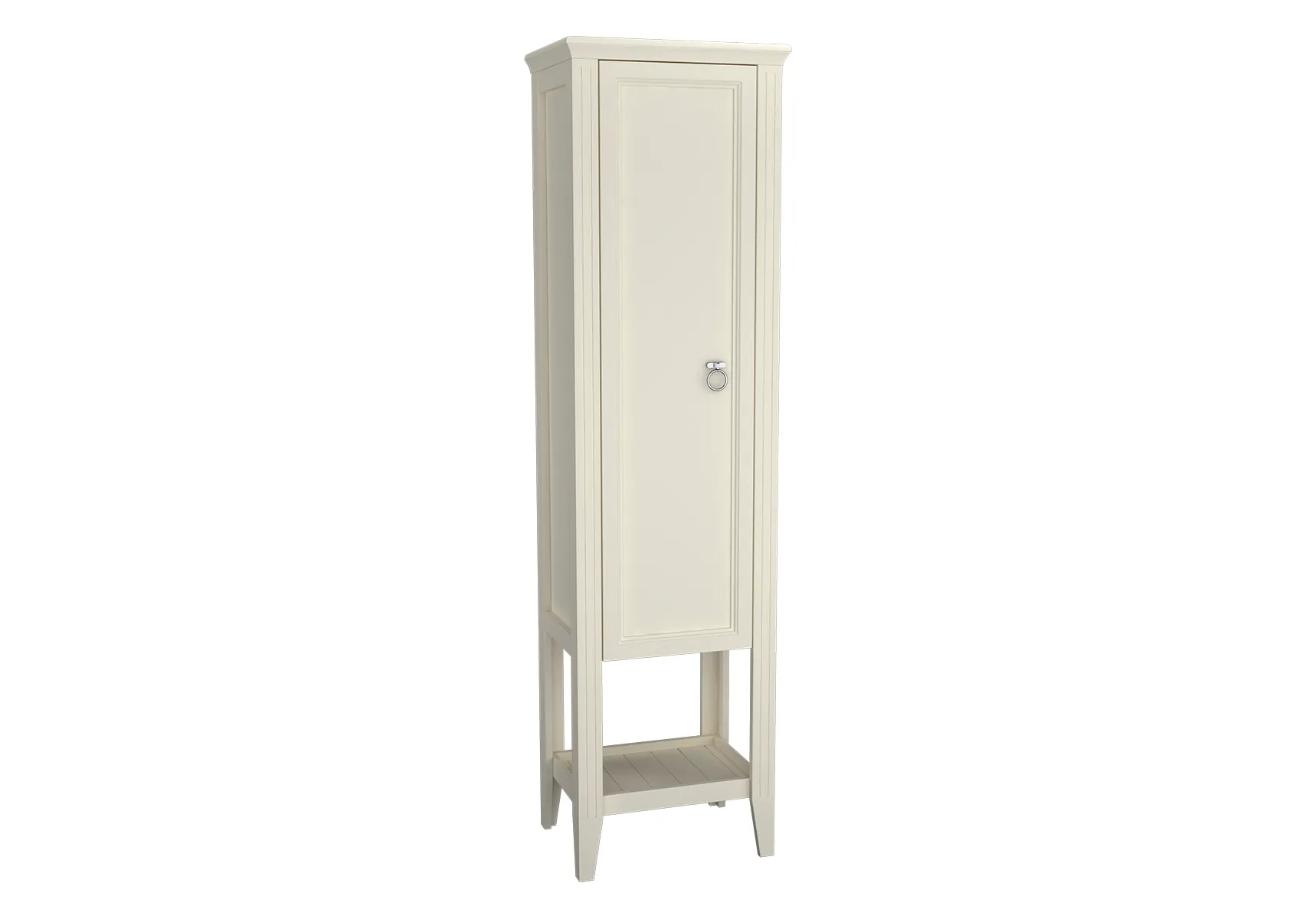 Valarte Hochschrank Breite 54 cm Höhe 197 cm 1 Tür Türanschlag links Elfenbein Matt Valarte Hochschrank Breite 54 cm Höhe 197 cm 1 Tür Türanschlag links Elfenbein Matt
