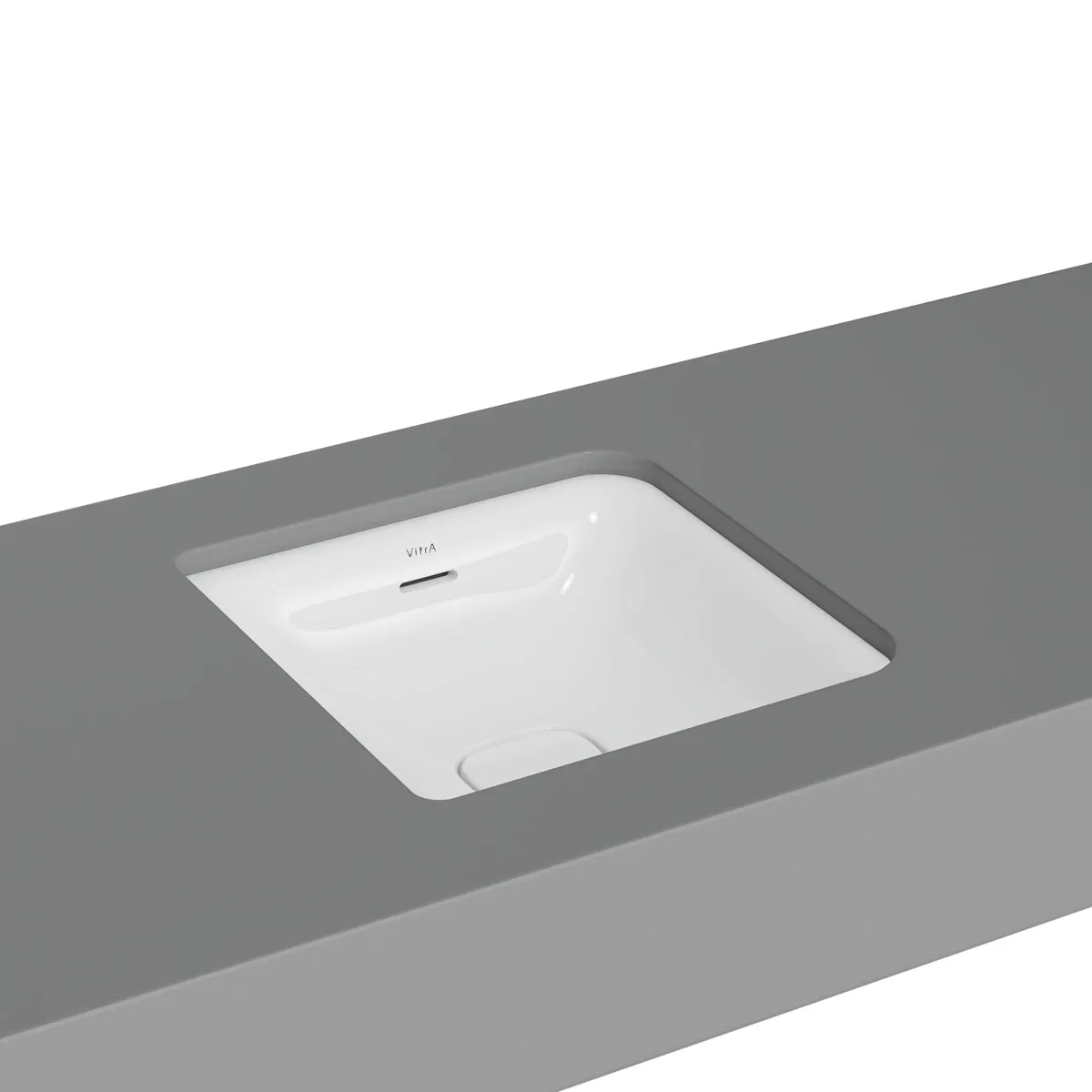 VitrA New Metropole Unterbauwaschtisch quadratisch 40 cm mit Überlaufschlitz Weiß Hochglanz VitrA Clean VitrA New Metropole Unterbauwaschtisch quadratisch 40 cm mit Überlaufschlitz Weiß Hochglanz VitrA Clean