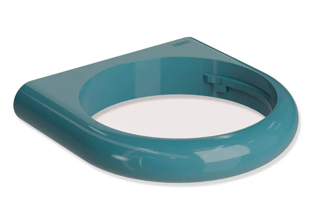 HEWI Halter der Serie 477, Seifenablage, 141mm breit, 25mm hoch, 140mm tief, Aquablau HEWI Halter der Serie 477, Seifenablage, 141mm breit, 25mm hoch, 140mm tief, Aquablau