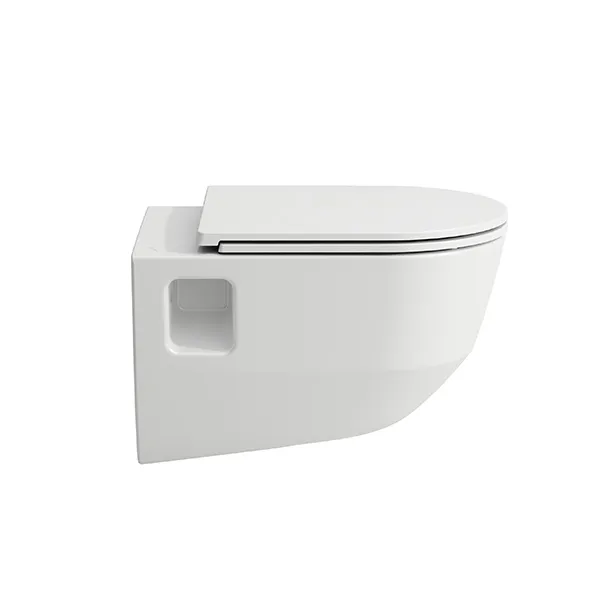 Laufen Wand-Tiefspül-WC „Pro“ 360 × 340 × 530 mm in Weiß, ohne Spülrand Laufen Wand-Tiefspül-WC „Pro“ 360 × 340 × 530 mm in Weiß, ohne Spülrand