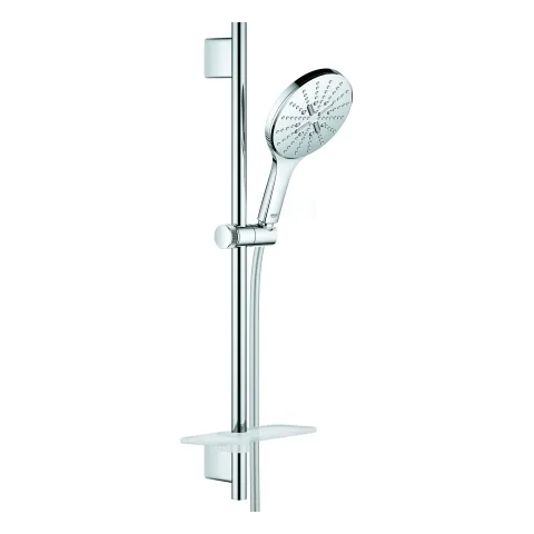 Brausestangenset Rainshower SmartActive 150 26592, 3 Strahlarten, Brausestange 600 mm, Brauseschlauch Silverflex 1.750 mm, Ablage, 9,5 l/min Durchflusskonstanthalter, chrom Brausestangenset Rainshower SmartActive 150 26592, 3 Strahlarten, Brausestange 600 mm, Brauseschlauch Silverflex 1.750 mm, Ablage, 9,5 l/min Durchflusskonstanthalter, chrom
