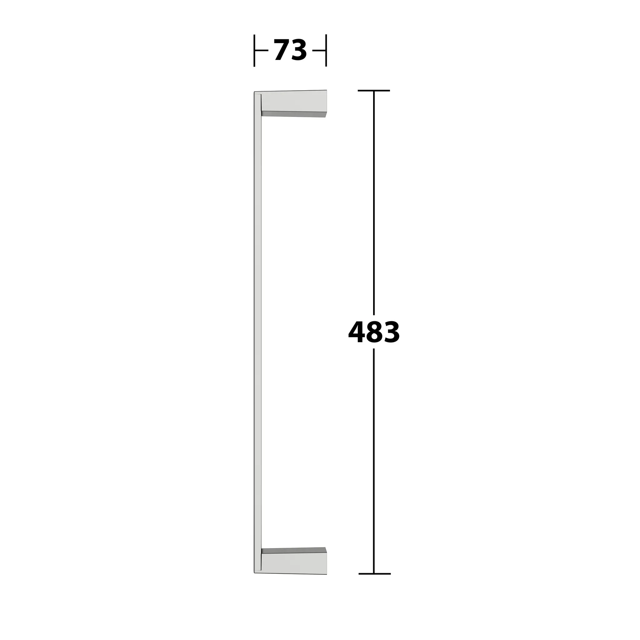 KEUCO EDITION 11 Gästehandtuchhalter Edelstahl-finish