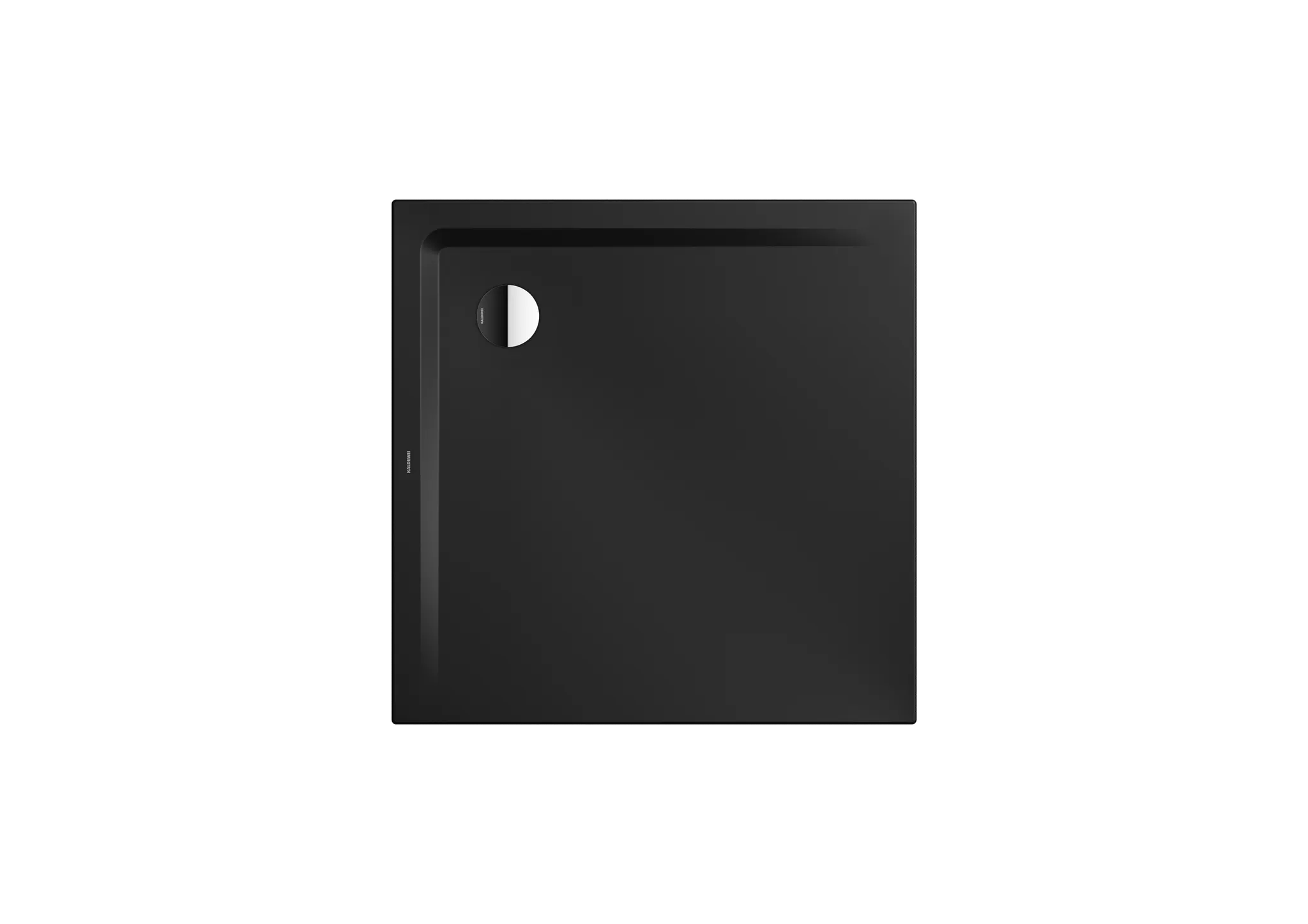 Kaldewei Duschwanne „Superplan“ 120 × 120 cm mit Perl-Effekt, in schwarz matt