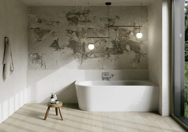 Bette BetteSilhouette Badewanne 1650x750x420 mm Flax glasierter Titan-Stahl 2-Sitzer Eck