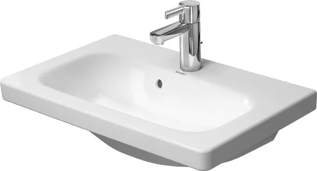 Wandwaschtisch „DuraStyle“, mit Überlauf, Hahnlochposition mittig Becken: mittig / Größe: 63,5 × 40 cm / Hahnlochbohrung: mit 1×1 Hahnlochbohrung / Hahnlochposition: mittig / Oberflächenveredelung: mit WonderGliss / Überlauf: mit Überlauf Wandwaschtisch „DuraStyle“, mit Überlauf, Hahnlochposition mittig Becken: mittig / Größe: 63,5 × 40 cm / Hahnlochbohrung: mit 1×1 Hahnlochbohrung / Hahnlochposition: mittig / Oberflächenveredelung: mit WonderGliss / Überlauf: mit Überlauf