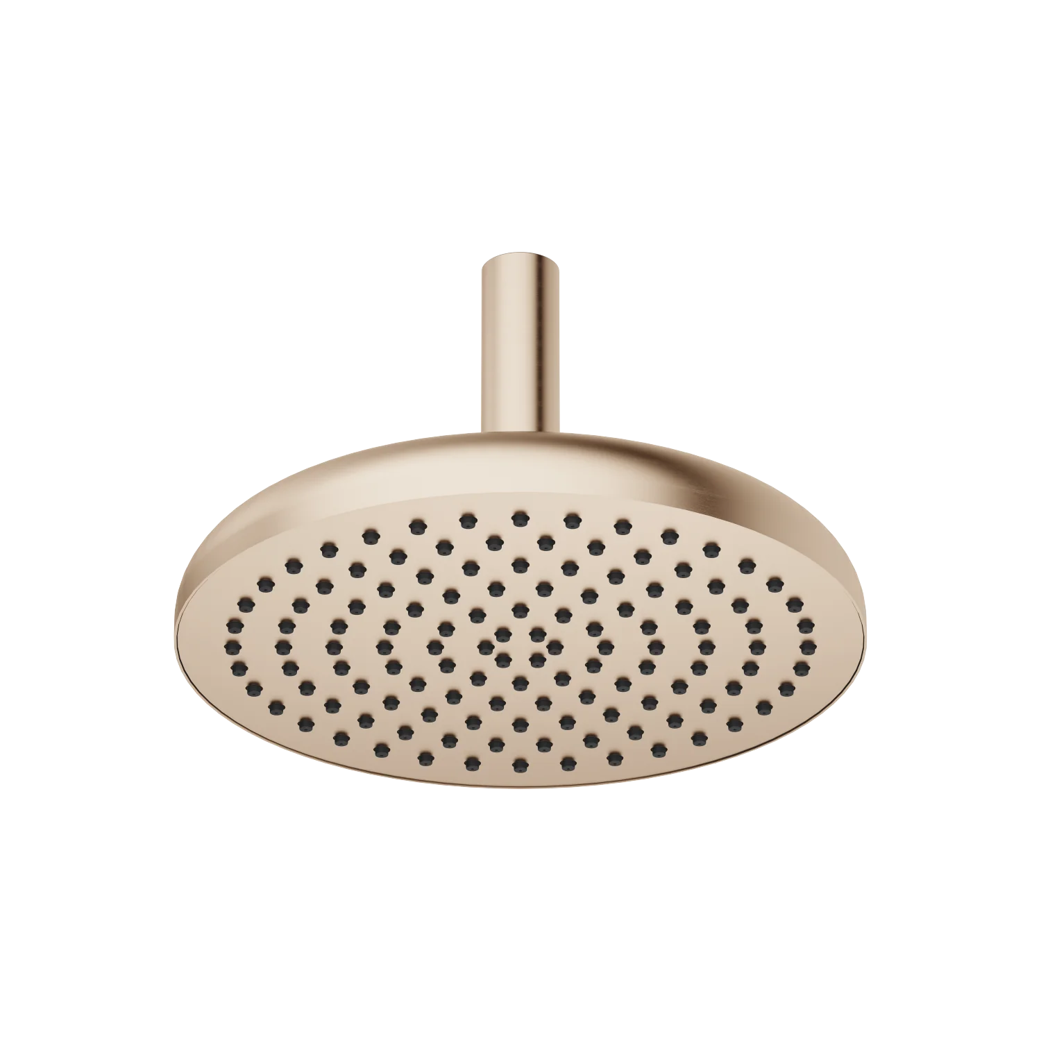 Dornbracht COYA Regenbrause mit Deckenanbindung, 300 mm Durchmesser, Champagne gebürstet (22kt Gold), Metall, PURE RAIN Technologie, max. Durchfluss 14 l/min bei 3 Bar