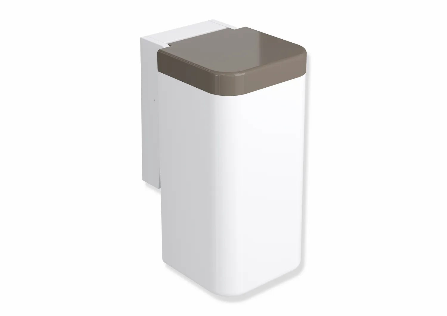 HEWI Hygieneabfallbehälter „Serie 477“ 16,1 × 31 cm in Umbra