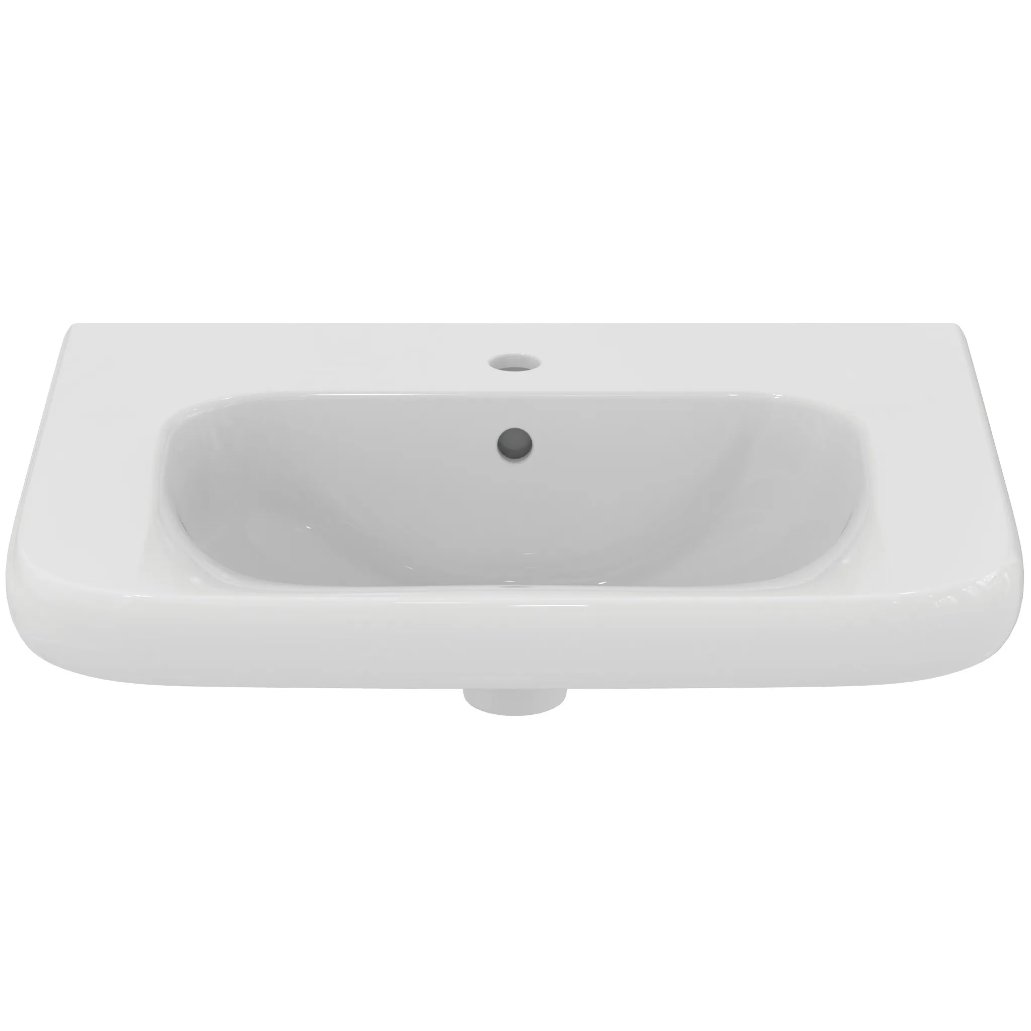 Ideal Standard Waschtisch Contour 21, 1 Hahnloch, mit Überlauf, unterfahrbar, 650x555x175mm, Weiß Ideal Standard Waschtisch Contour 21, 1 Hahnloch, mit Überlauf, unterfahrbar, 650x555x175mm, Weiß