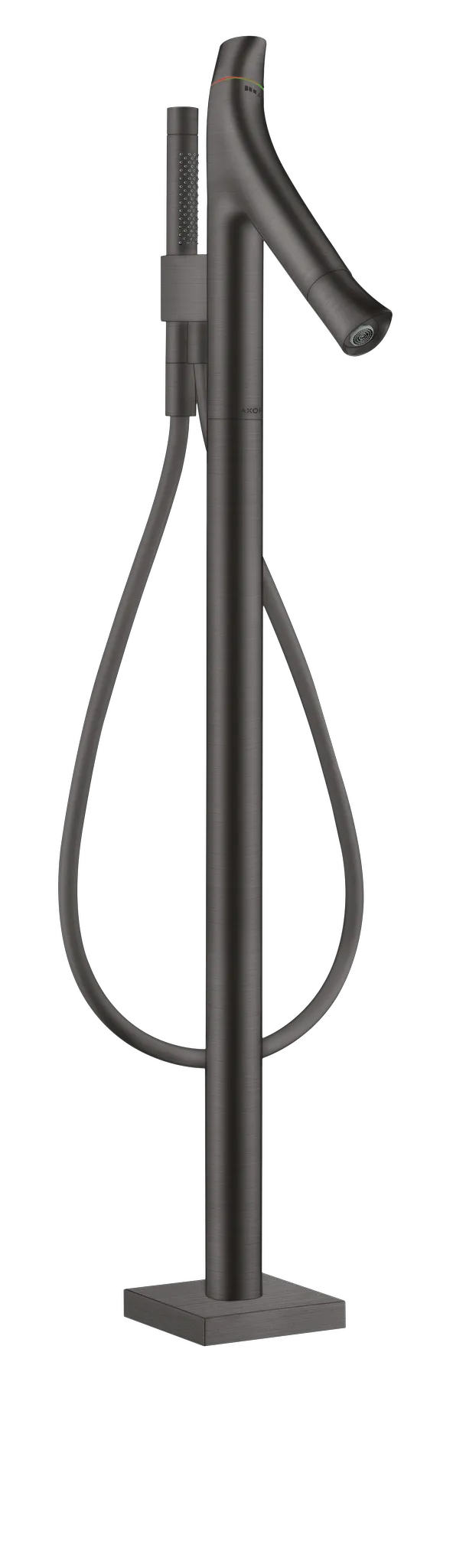 Wannenmischer Axor Starck Organic Fertigset chrom zur Bodenmontage