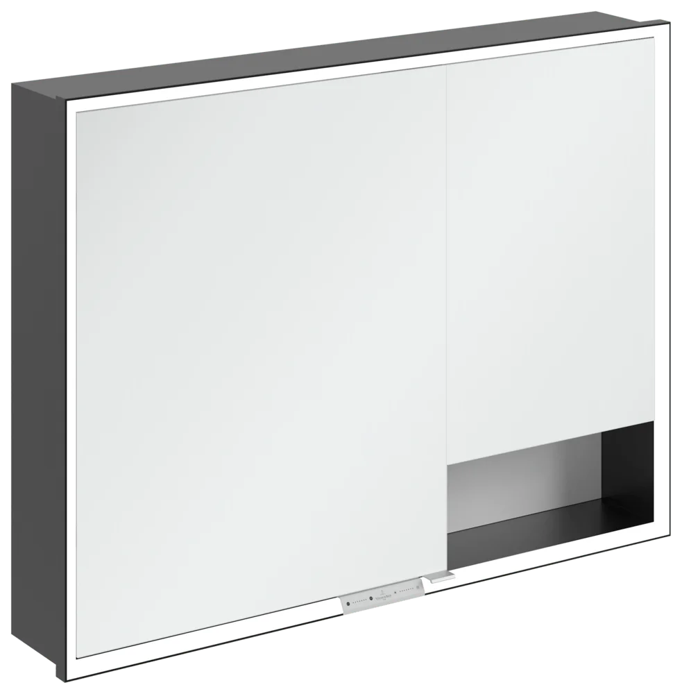 Villeroy & Boch Einbau-Spiegelschrank My View+ B48210, 1000x750x168mm, Pure White