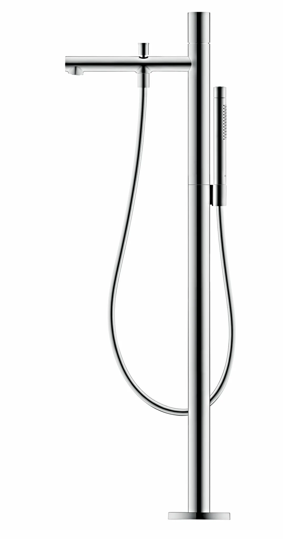 Hansgrohe AXOR Uno Einhebel-Wannenmischer bodenstehend mit Zerogriff, Chrom Hansgrohe AXOR Uno Einhebel-Wannenmischer bodenstehend mit Zerogriff, Chrom