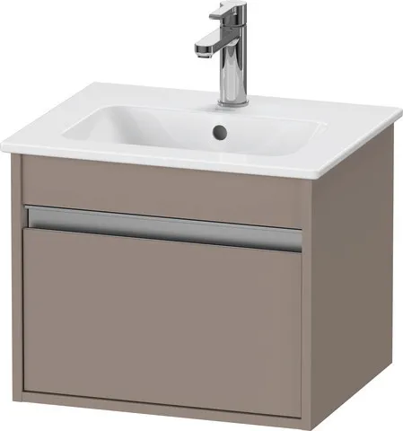Duravit Waschtischunterschrank wandhängend „Ketho“ 50 × 41 × 41,2 cm in Basalt Matt Duravit Waschtischunterschrank wandhängend „Ketho“ 50 × 41 × 41,2 cm in Basalt Matt