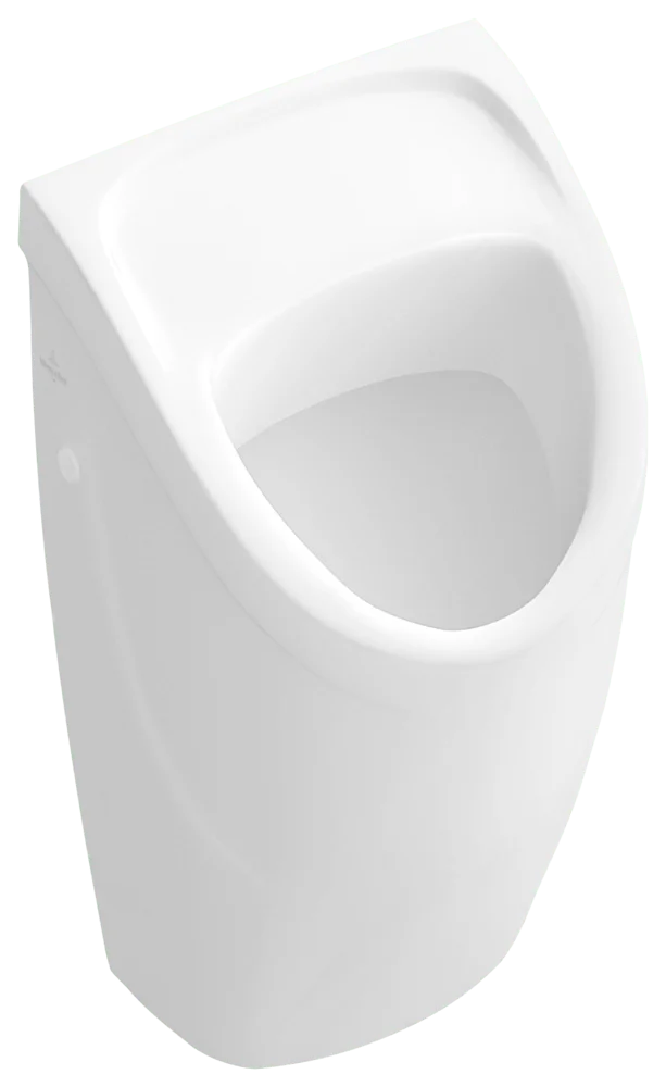 Villeroy & Boch O.novo Absaug-Urinal Compact 755705, Oval, ohne Deckel, Weiß Alpin CeramicPlus