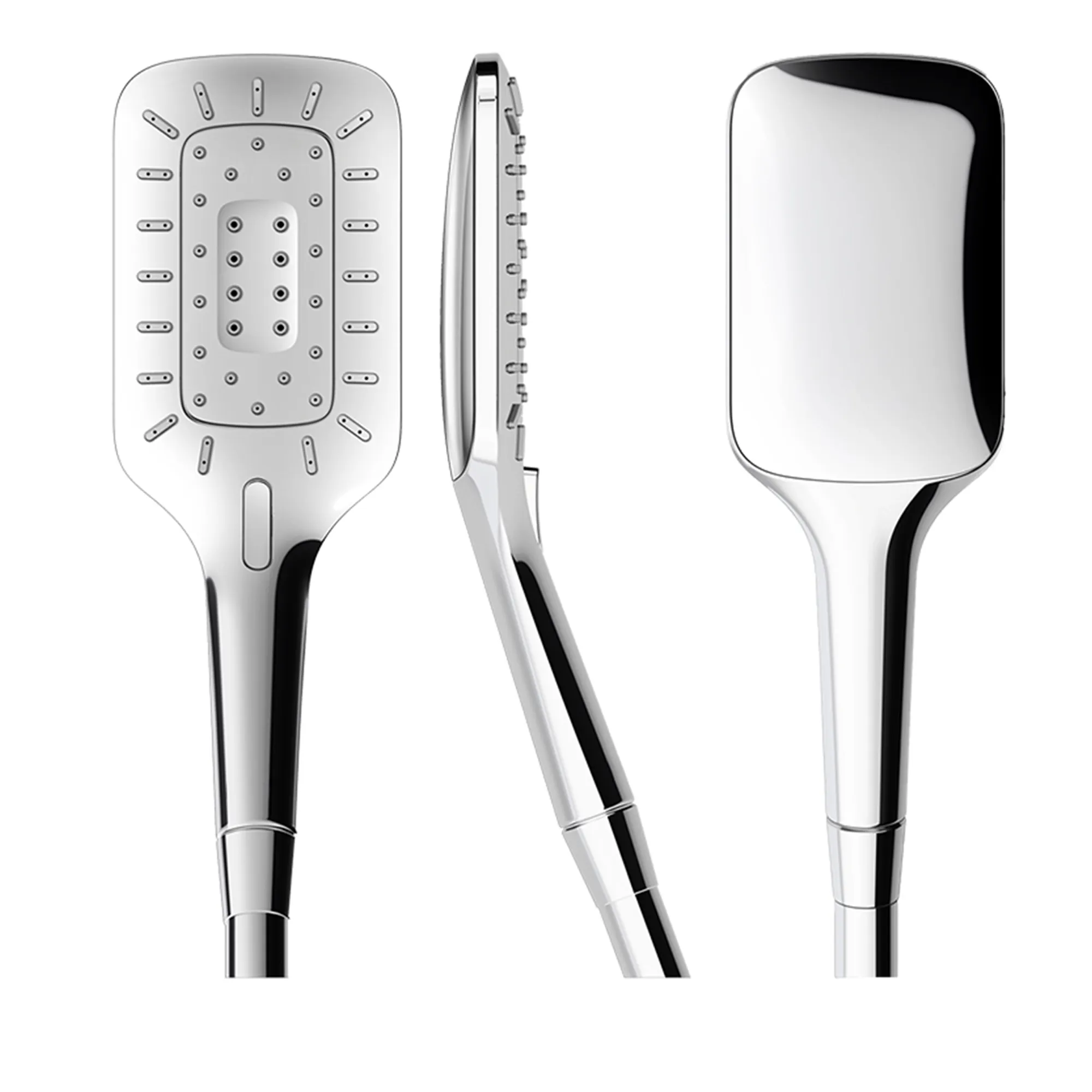 Handbrause MyCity120, Chrome 3 regulierbare Strahlarten: Rainspray Mixedspray Massagespray Mit RubiClean Selbstreinigender Strahlformer Verkalkungsarm Mit Ecochoice Durchfluss mit Regler: 5.7 l/min (3 bar) Durchfluss ohne Regler: 11.3 l/min (3 bar) Handbrause MyCity120, Chrome 3 regulierbare Strahlarten: Rainspray Mixedspray Massagespray Mit RubiClean Selbstreinigender Strahlformer Verkalkungsarm Mit Ecochoice Durchfluss mit Regler: 5.7 l/min (3 bar) Durchfluss ohne Regler: 11.3 l/min (3 bar)