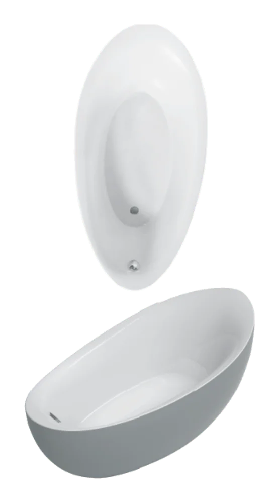 Villeroy & Boch Aveo New Generation Badewanne Freistehend Quaryl Weiß Alpin