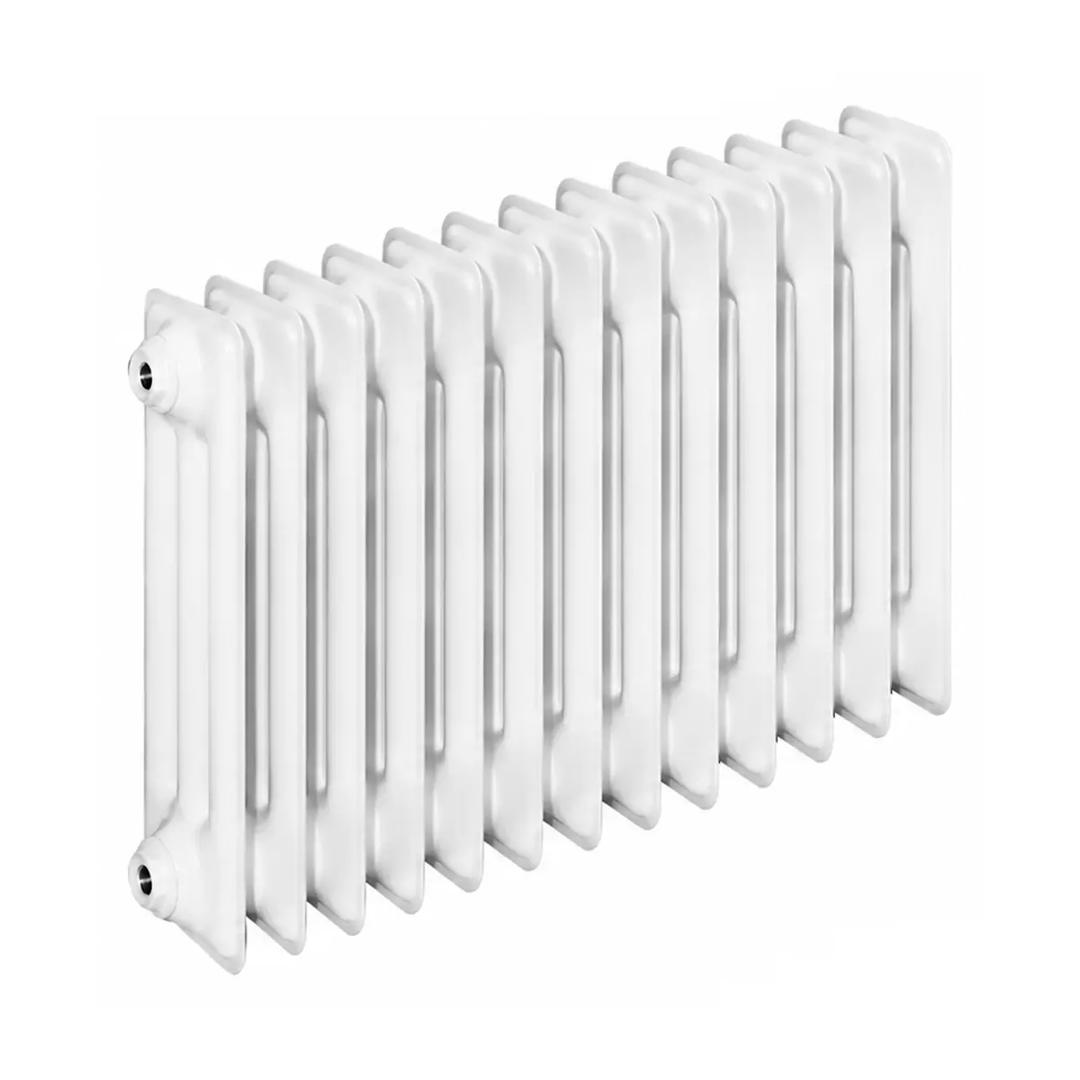 ASW HG-TEC DIN-Stahlradiator 13 Glieder, Nabenabstand 500 mm, 650 x 600 x 160 mm in RAL 9010