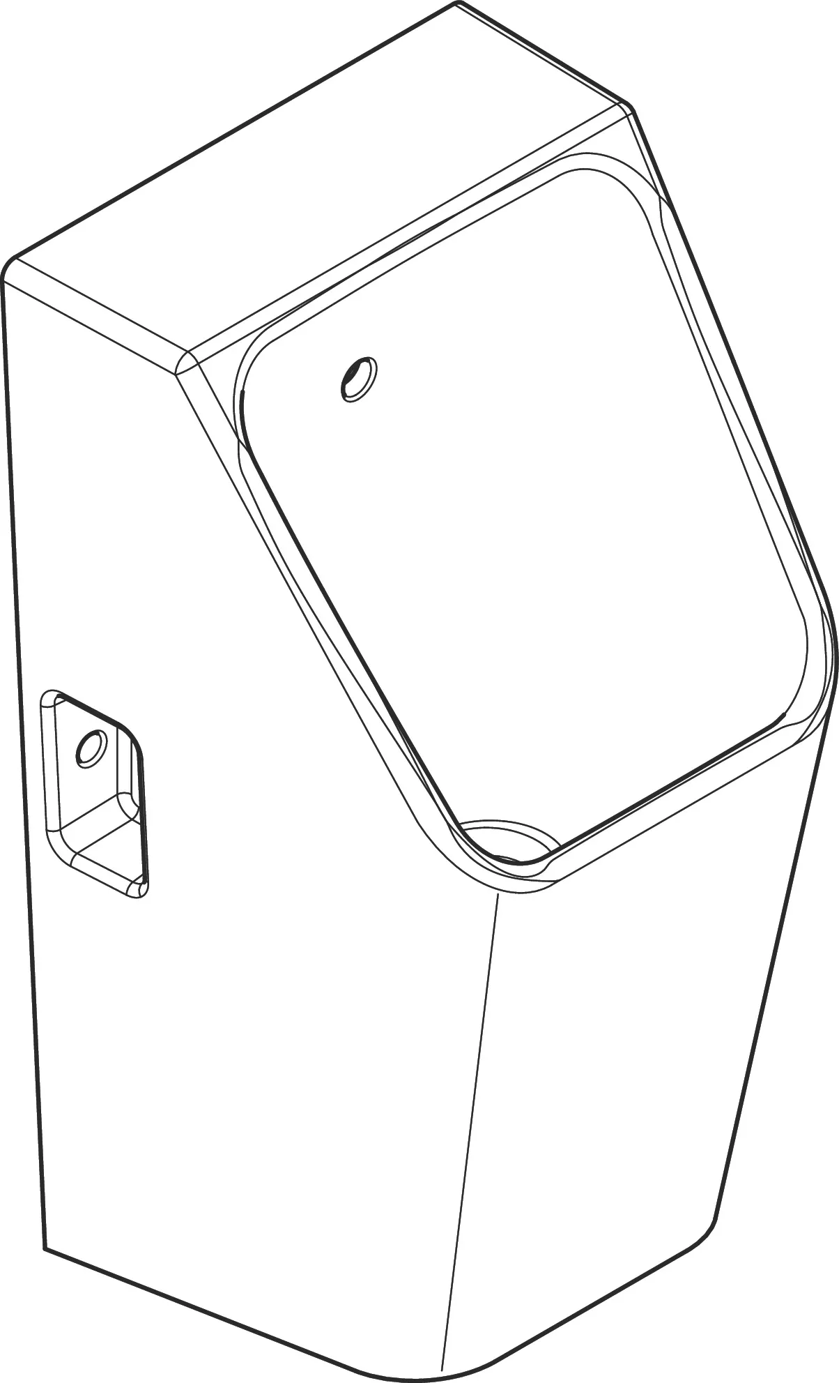 Hansgrohe EluPura Original Q Urinal 600x300 mm, Weiß Hansgrohe EluPura Original Q Urinal 600x300 mm, Weiß