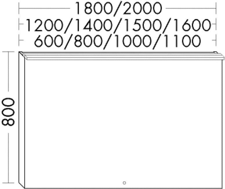 burgbad Spiegel „rc40Solitaire“ 1600 × 800 mm in Steingrau Solid Matt burgbad Spiegel „rc40Solitaire“ 1600 × 800 mm in Steingrau Solid Matt