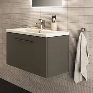 Ideal Standard Waschtischunterschrank „i.lifeS“ 80 × 44 × 37,5 cm Quarzgrau matt