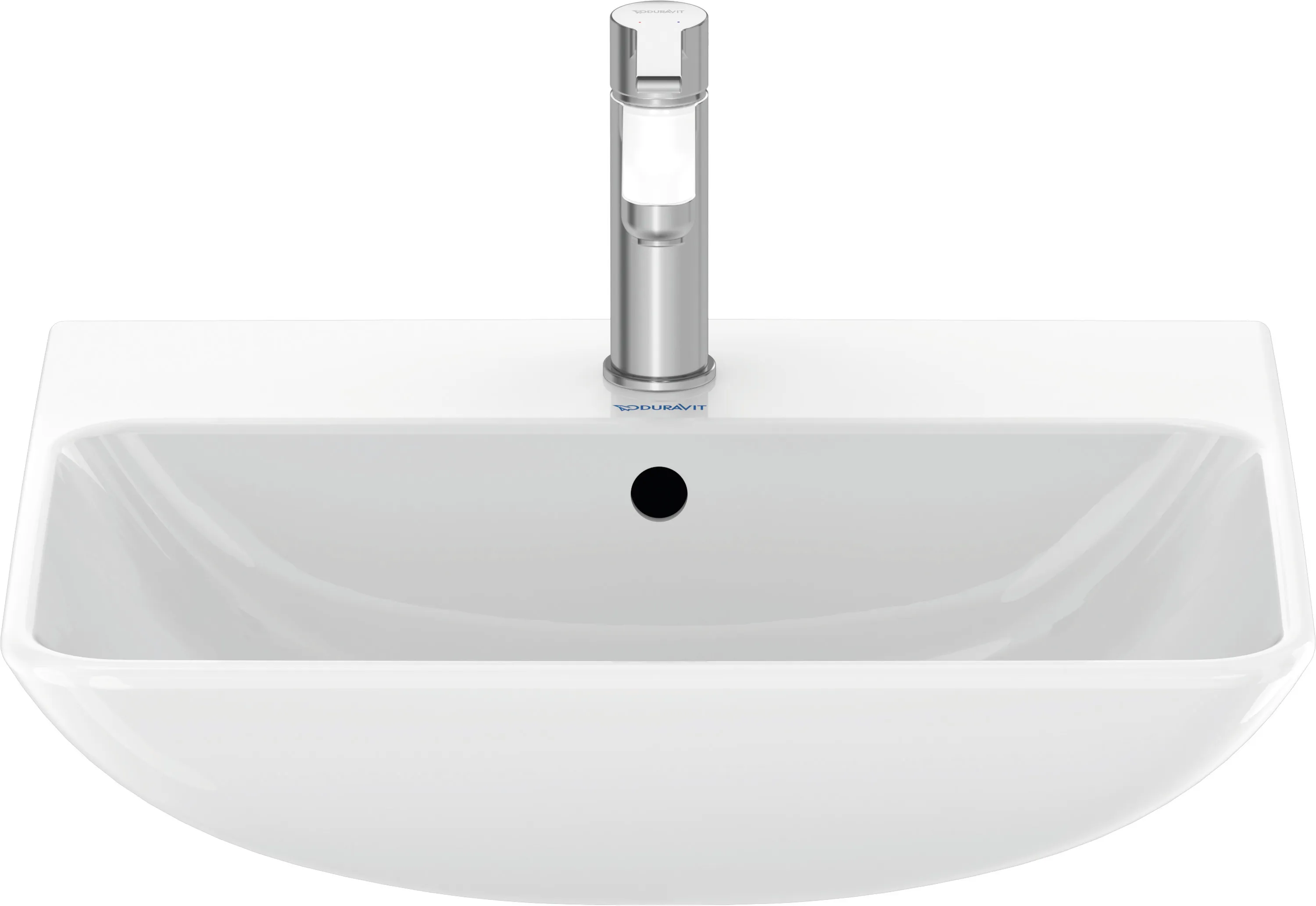 Wandwaschtisch „ME by Starck“, mit Überlauf, Hahnlochposition mittig in Weiß Hochglanz Wandwaschtisch „ME by Starck“, mit Überlauf, Hahnlochposition mittig in Weiß Hochglanz