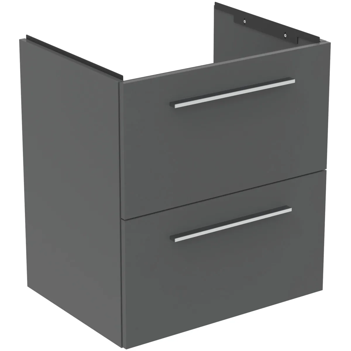 Ideal Standard i.life A Waschtischunterschrank 2 Auszüge 580x440x630mm Quarzgrau matt Ideal Standard i.life A Waschtischunterschrank 2 Auszüge 580x440x630mm Quarzgrau matt