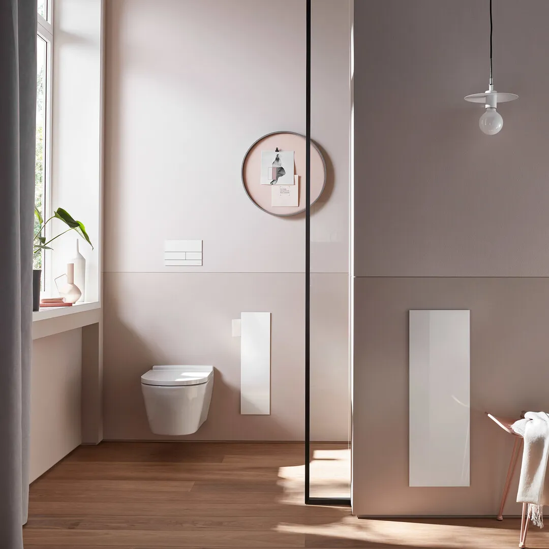 Schrankmodul asis pure mit Glasfront Türanschlag rechts, Unterputz, 730mm, schwarz Schrankmodul asis pure mit Glasfront Türanschlag rechts, Unterputz, 730mm, schwarz