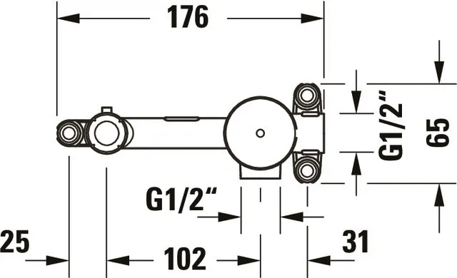 Duravit Unterputz-Armatur „Zubehör Armaturen“ Duravit Unterputz-Armatur „Zubehör Armaturen“