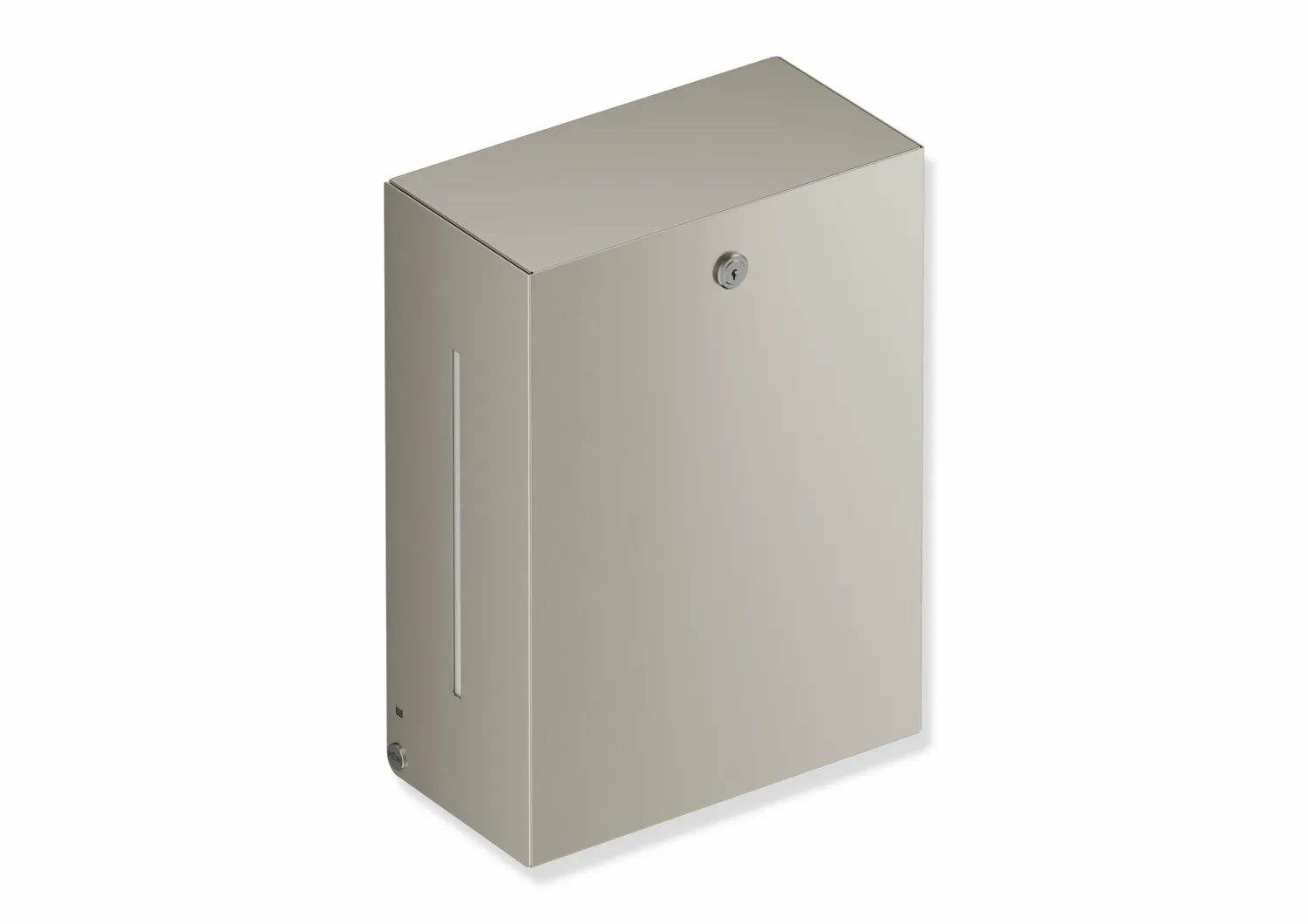 Papierhandtuchspender, Edelstahl, PVD, B: 260mm, H: 350mm, T: 140mm, dient zur Aufnahme v. handelsüblichen Papierhandtüchern versch. Falzungen in der Breite 235-250mm und gefalteter Länge / Tiefe von 80-110mm, in Farbe CK (messing glänzend) Papierhandtuchspender, Edelstahl, PVD, B: 260mm, H: 350mm, T: 140mm, dient zur Aufnahme v. handelsüblichen Papierhandtüchern versch. Falzungen in der Breite 235-250mm und gefalteter Länge / Tiefe von 80-110mm, in Farbe CK (messing glänzend)