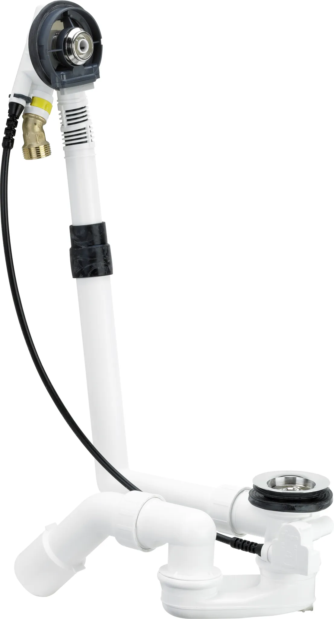 Viega Ab- und Überlaufgarnitur mit Zulauffunktion Modell 6161.51 „Multiplex Trio“ für Standardwannen (Ablauf am Fußende) Viega Ab- und Überlaufgarnitur mit Zulauffunktion Modell 6161.51 „Multiplex Trio“ für Standardwannen (Ablauf am Fußende)