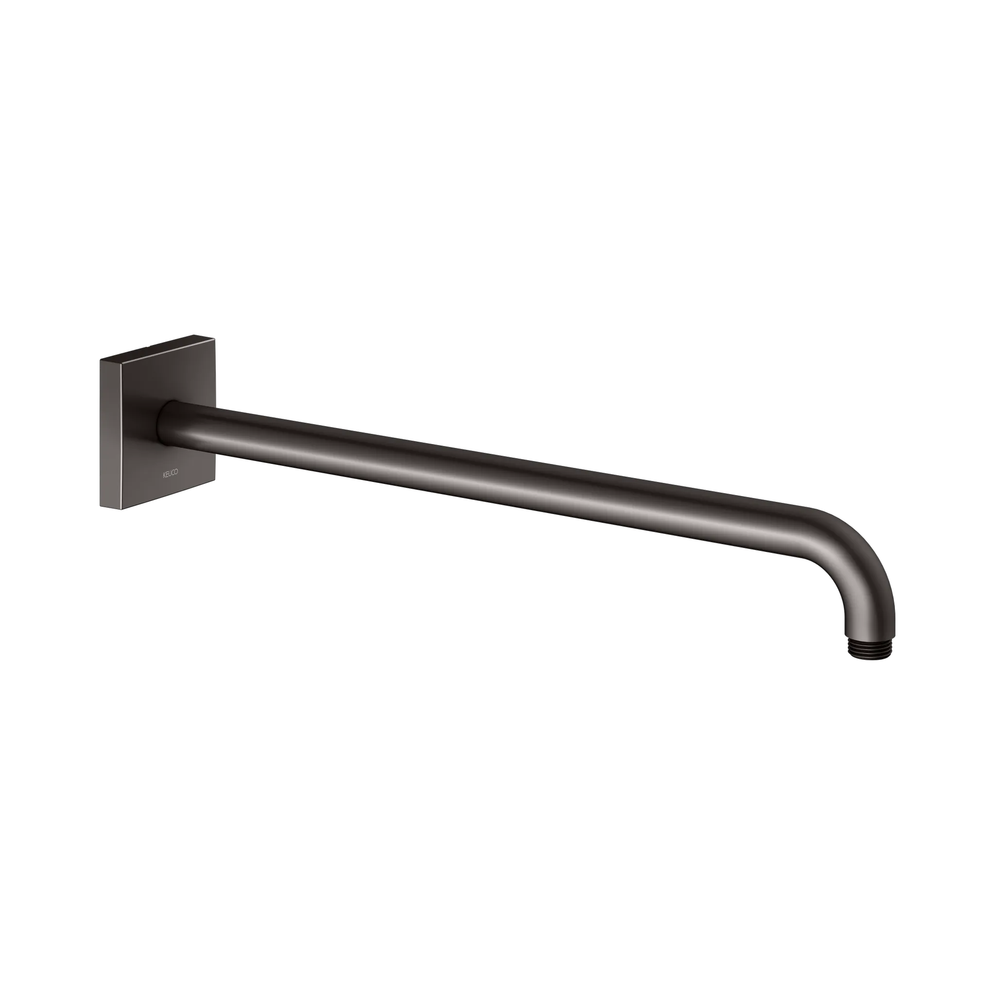 Brausen und Brausezubehör Brausearm Wandanschluss Ausladung 450 mm Titanschwarz gebürstet