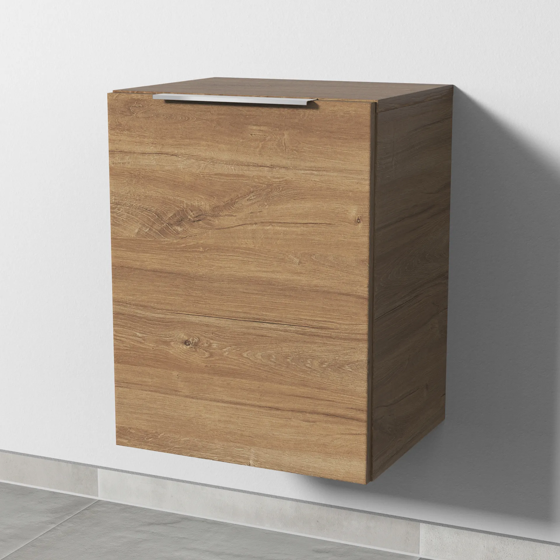 Sanipa 4balance Anbauschrank Linksanschlag DG120, Maße: 520x400x328, Eiche-Kansas